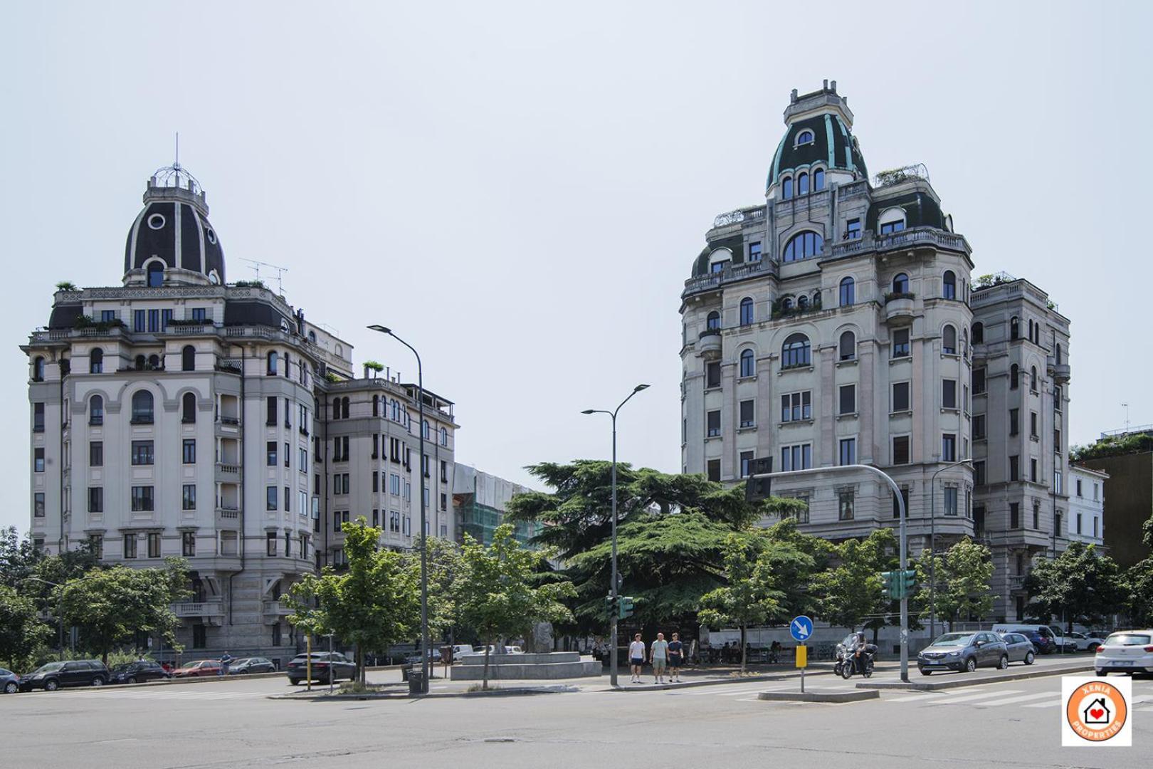 Fiore Milanese - San Siro, Fiera & City Life - Rinnovamento Facciata Palazzo In Corso Εξωτερικό φωτογραφία